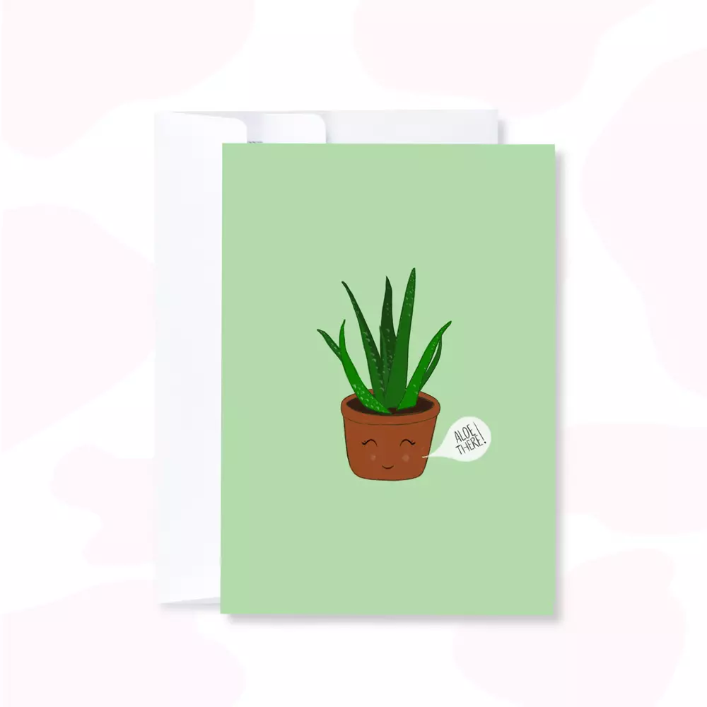 Aloe There! | Greetings Card