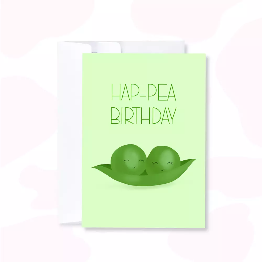 Hap-pea Birthday | Birthday Card