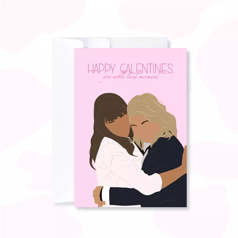 Leslie and Ann Happy Galentine’s | Galentine’s/Valentine’s Card