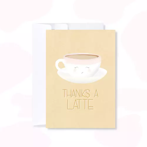 Thanks a Latte | Thank You Card