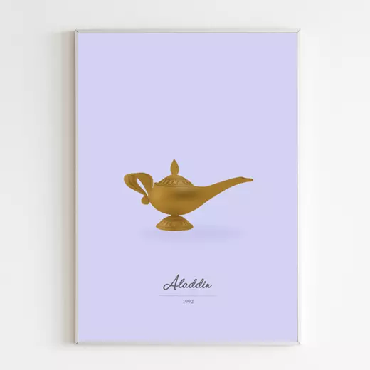 Aladdin Minimalist Print | Disney Classic No.31