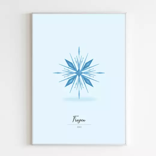 Frozen Minimalist Print | Disney Classics No.53