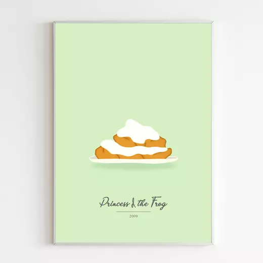 The Princess and the Frog Minimalist Downladable Print | Disney Classic No.49